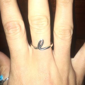 James Avery Initial “L” Ring